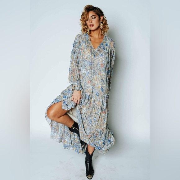 chinese dress ladies Feelin' Groovy Maxi Dress  Fianna Hills Consignment Boutique